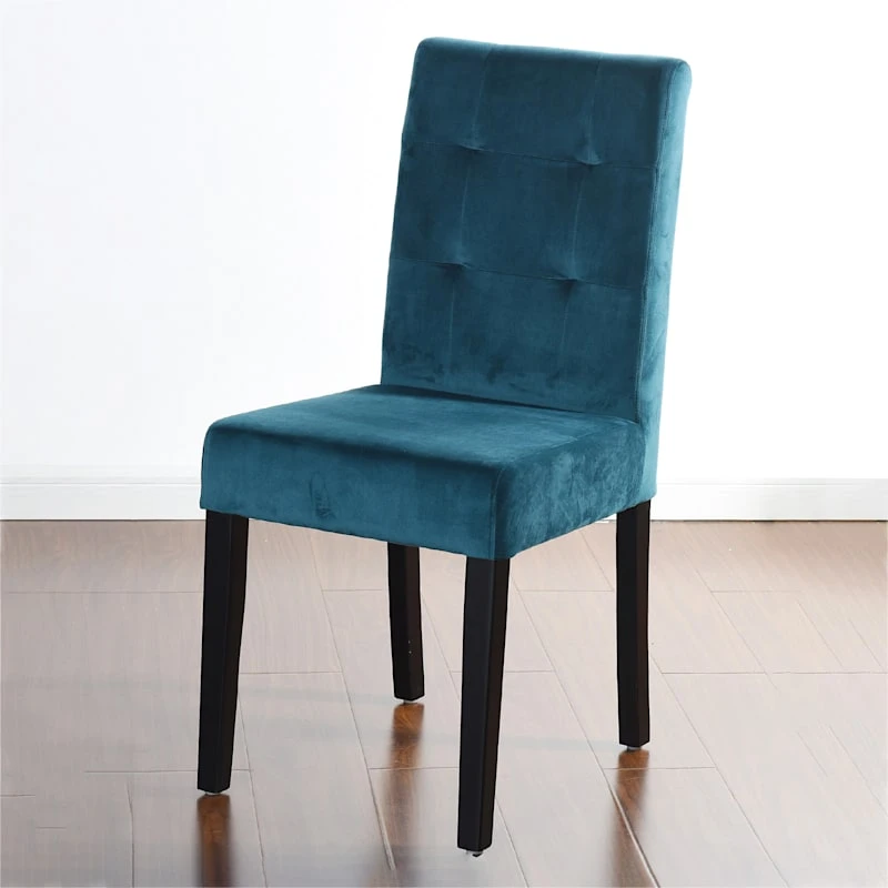 2-Pack Madden Teal Velvet Dining Chair - Image 3