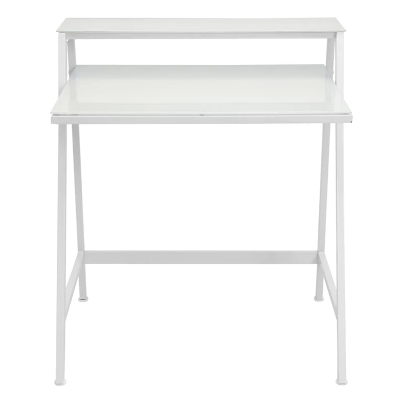 2-Tier Lola Desk, White - Image 2