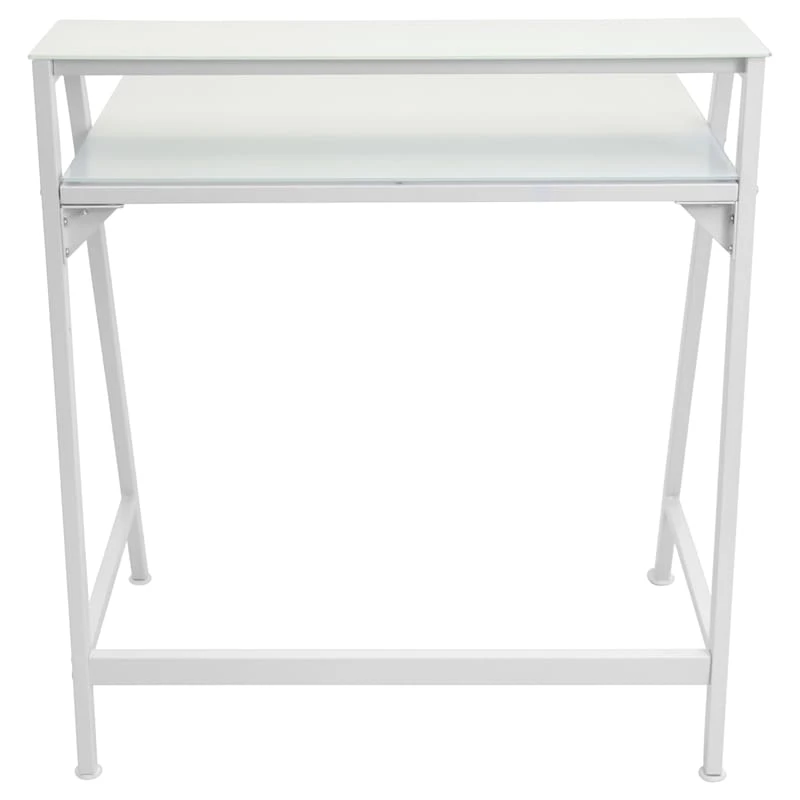 2-Tier Lola Desk, White - Image 5