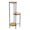 31.7in 3 Tier Wood Metal Stand