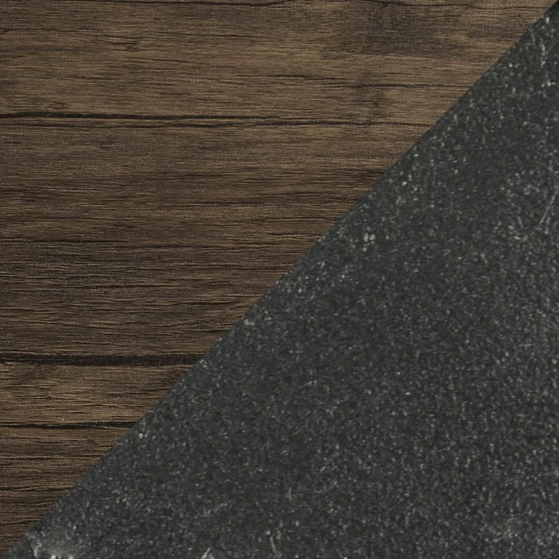 4-Tier Dakota Black & Brown Industrial Modern Bookshelf, 49" - Image 8