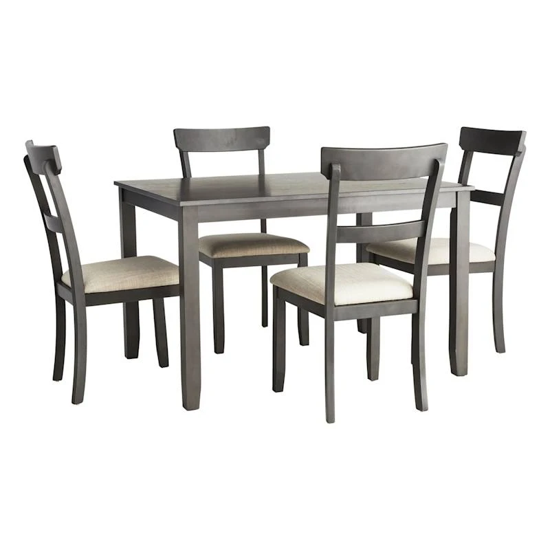 Anderson 5-Piece Dining Set, Grey - Image 2