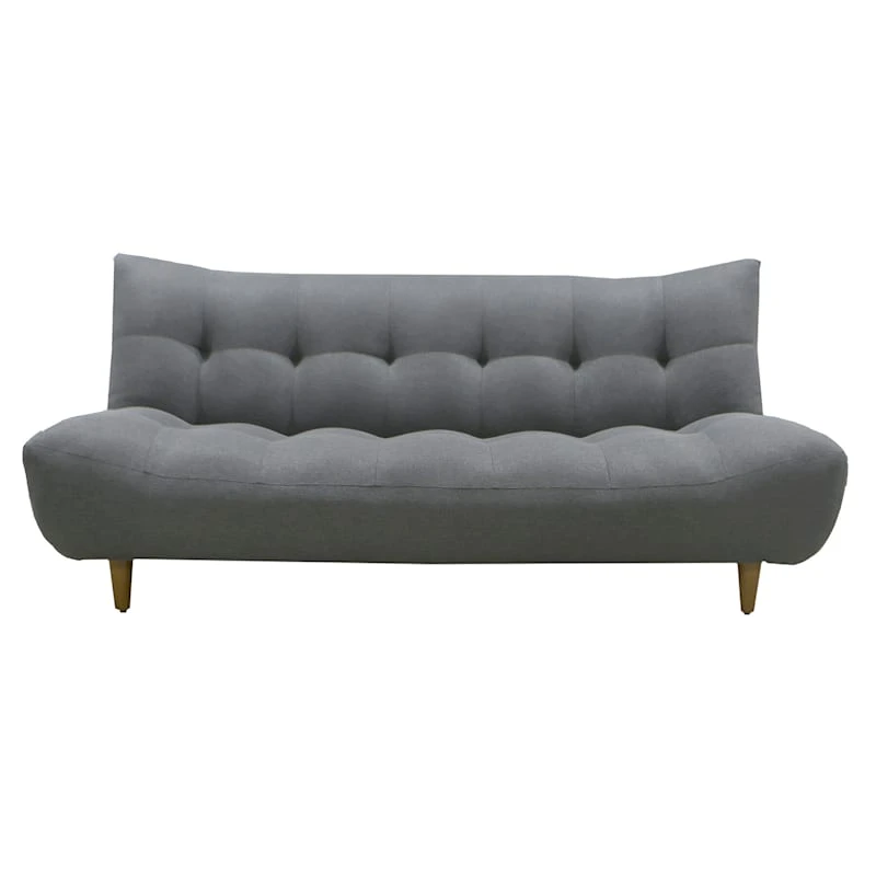 Arya Grey Fabric Tufted Sofa Bed - Image 2