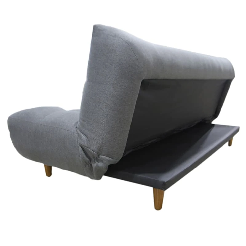 Arya Grey Fabric Tufted Sofa Bed - Image 4