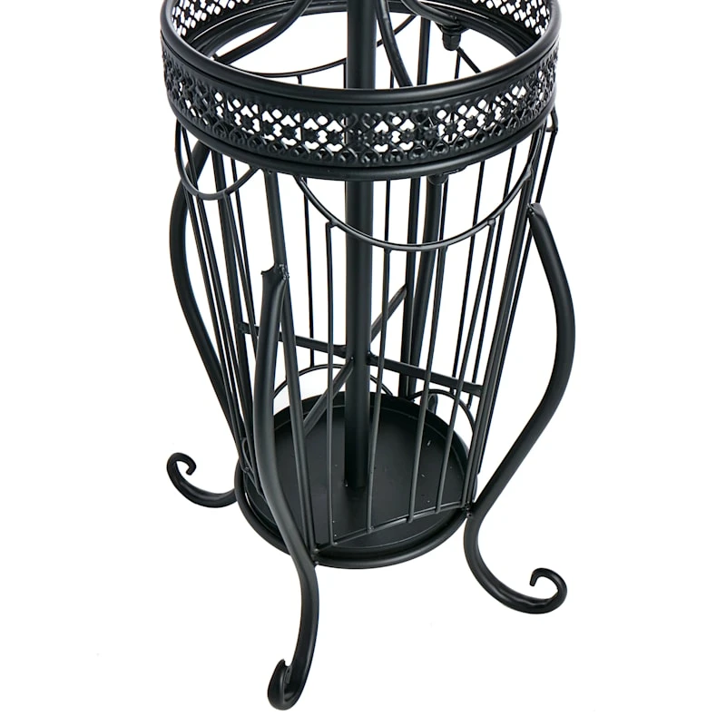 Black Metal Coat Rack - Image 3