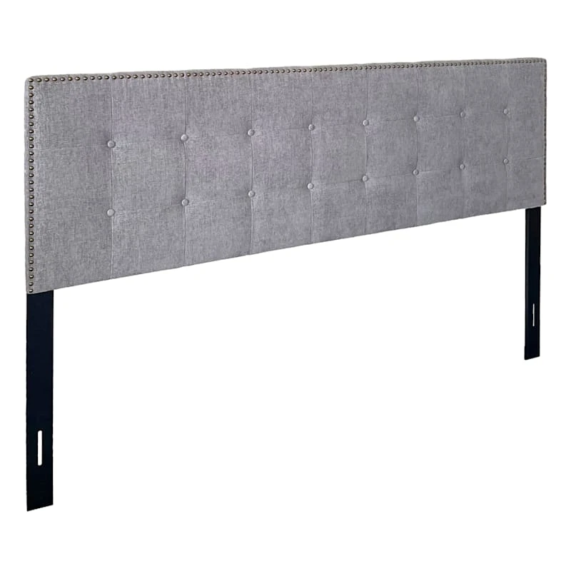 Brian Cement Grey Headboard, King - Image 2