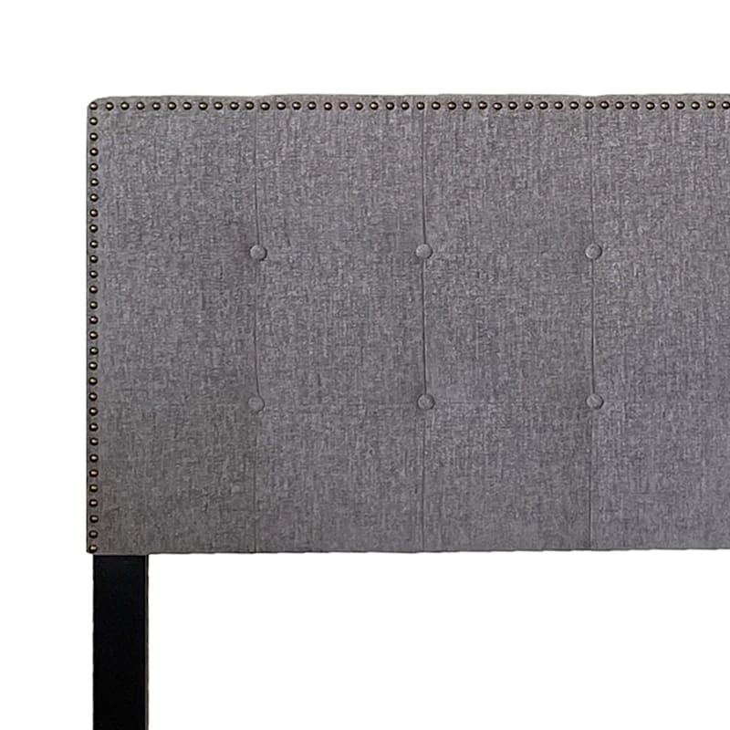 Brian Cement Grey Headboard, King - Image 3