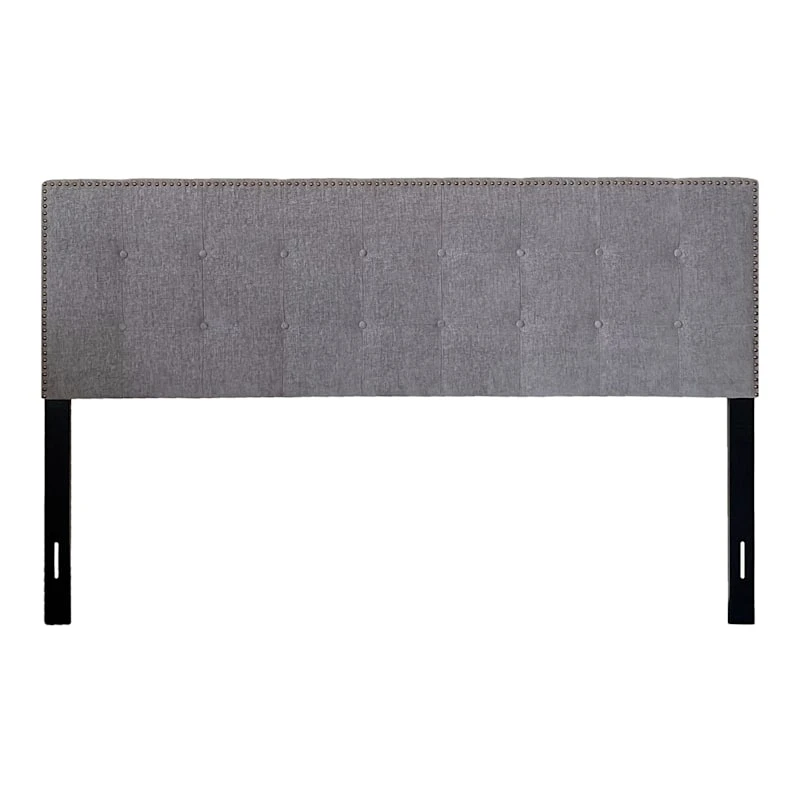 Brian Cement Grey Headboard, King