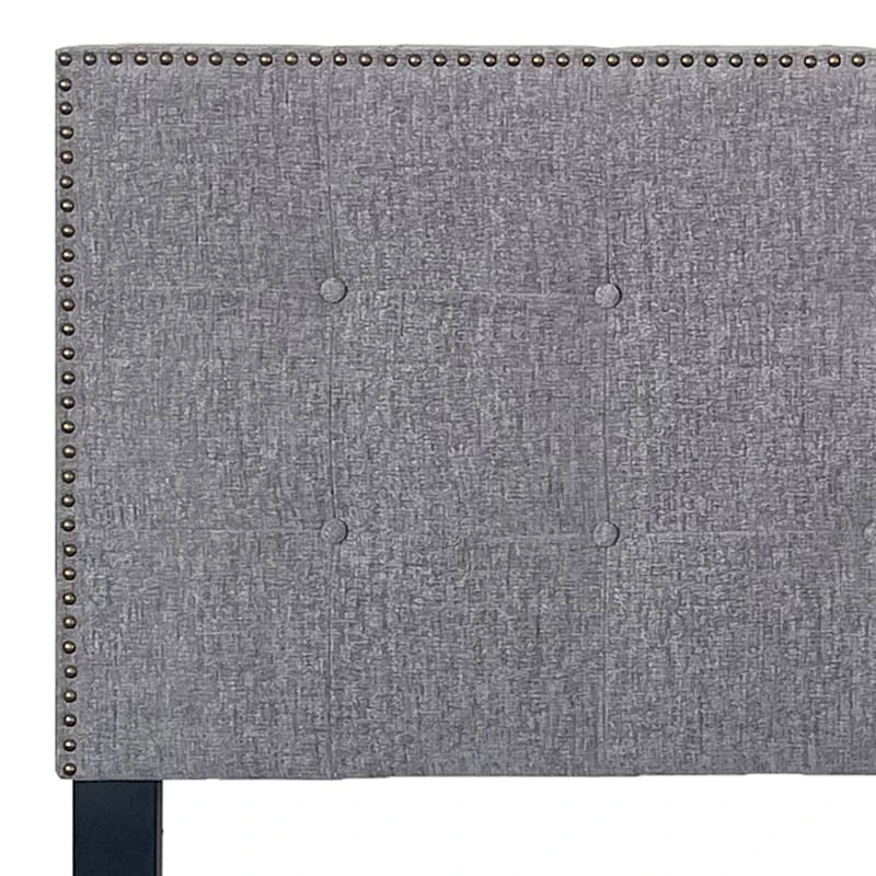 Brian Cement Grey Headboard, Queen - Image 4
