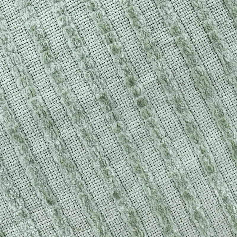 Bubble Dot Striped Pouf, Light Green - Image 2