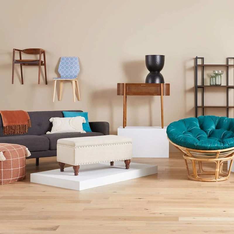 Classic Papasan Cushion, Teal - Image 3