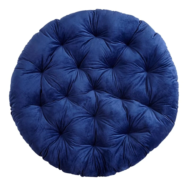 Classic Plush Papasan Cushion, Nautical Blue