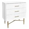 Crosby St 3-Drawer Studio Cabinet, White