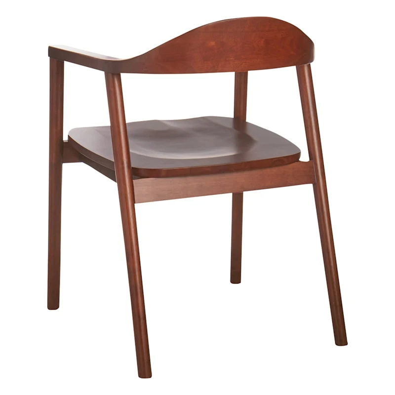 Crosby St Bishop Dining Chair, Brown - Image 2
