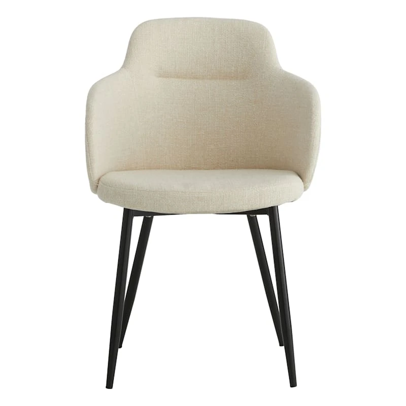 Crosby St Bryce Dining Chair, Cream - Image 2