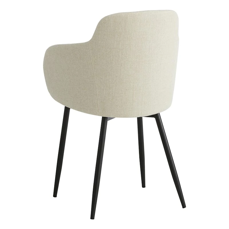 Crosby St Bryce Dining Chair, Cream - Image 3