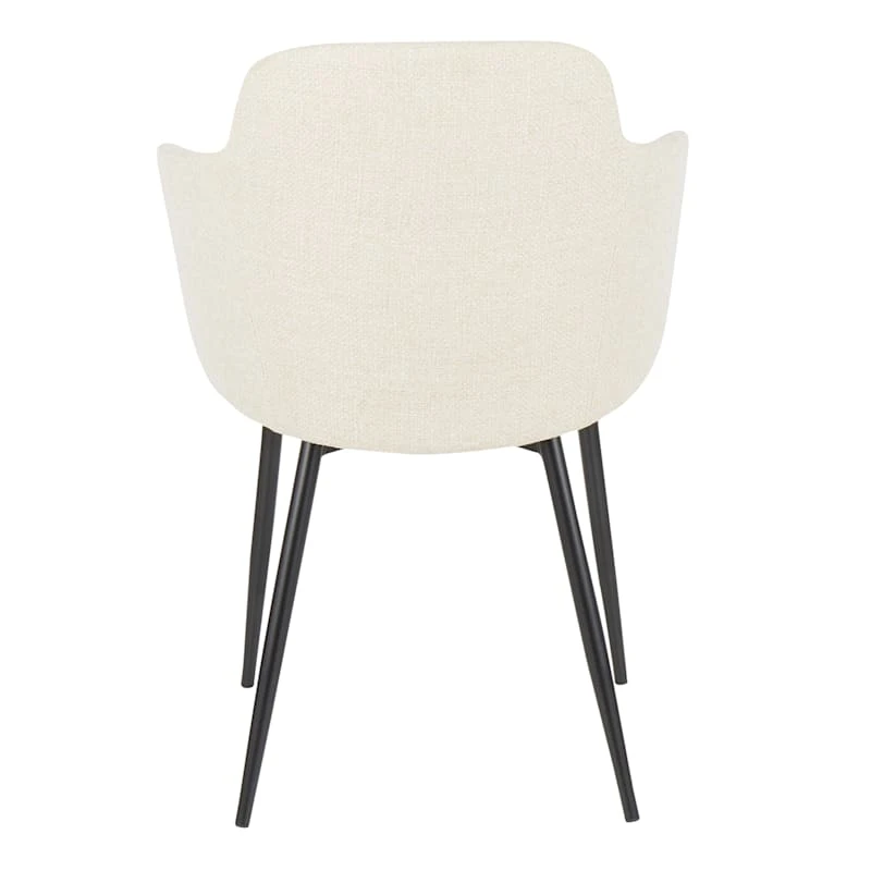 Crosby St Bryce Dining Chair, Cream - Image 5