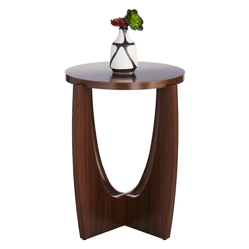 Crosby St Easton Accent Table, Brown - Image 2