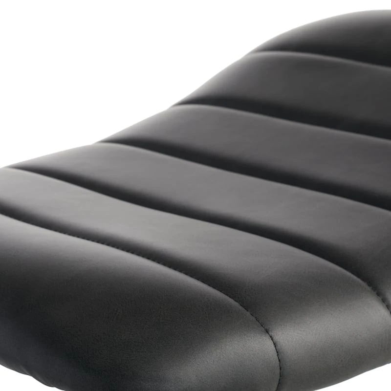 Crosby St Jude Black Backless Counter Stool, 24" - Image 4