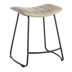 Crosby St Jude Grey Backless Counter Stool, 24"