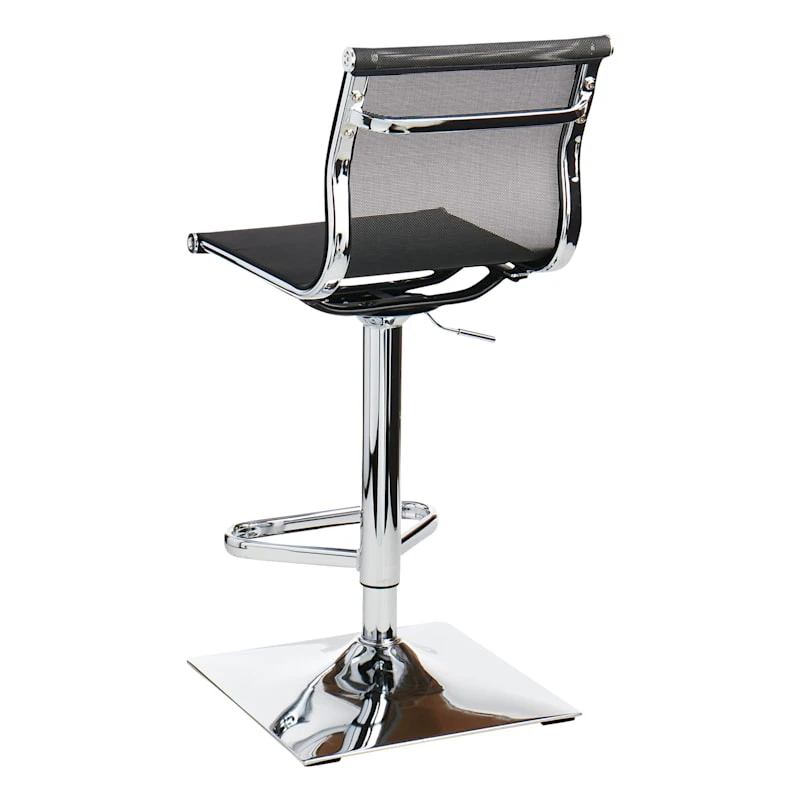 Crosby St Micah Adjustable Barstool, Black - Image 2