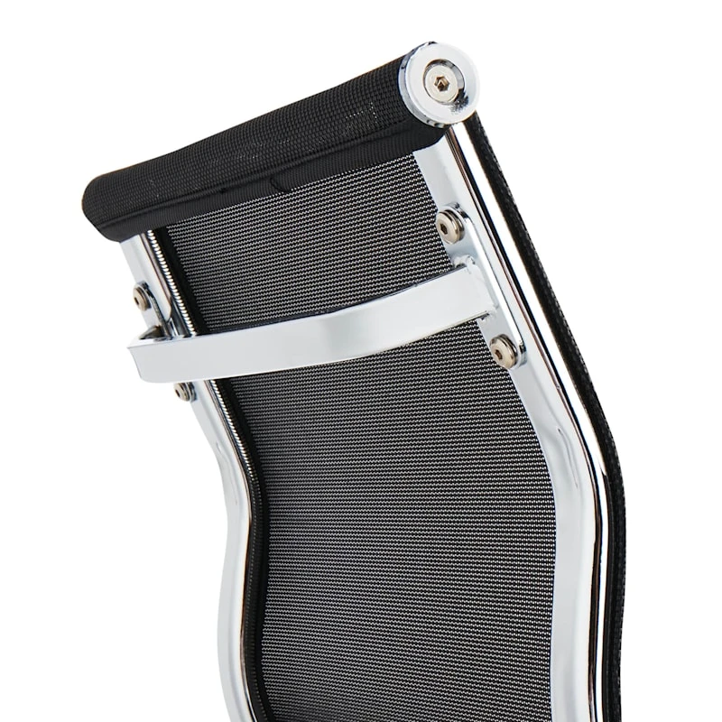 Crosby St Micah Adjustable Barstool, Black - Image 3