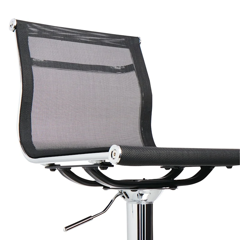 Crosby St Micah Adjustable Barstool, Black - Image 5