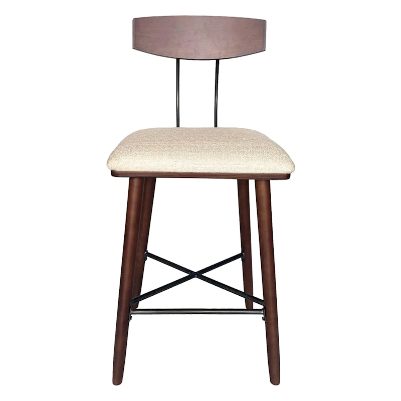 Davey Wooden Barstool - Image 2