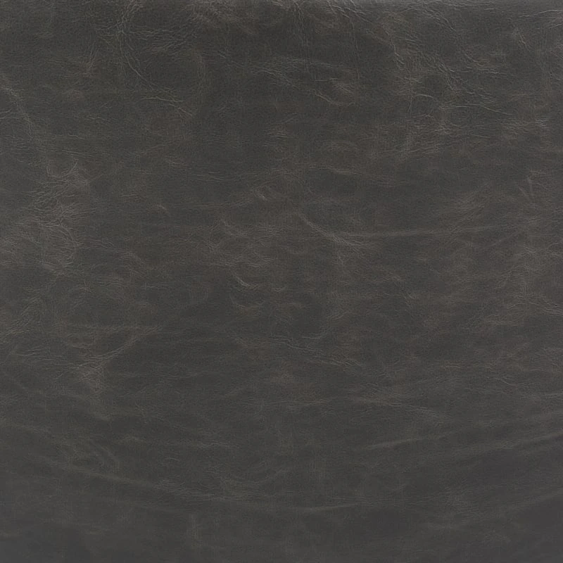 Drake Modern Industrial Faux Leather Counter Stool, Dark Grey - Image 6