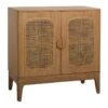 Found & Fable Lena Rattan Cabinet