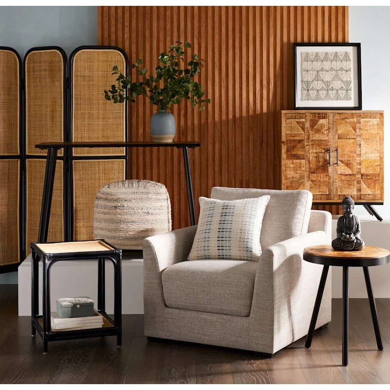 Found & Fable Willow Pouf - Image 4