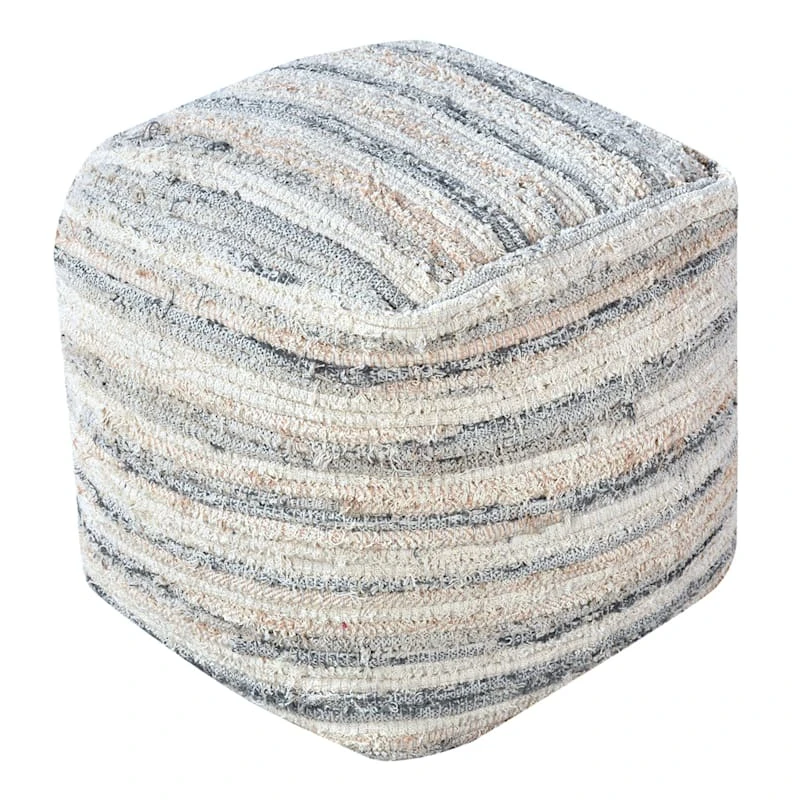 Found & Fable Willow Pouf