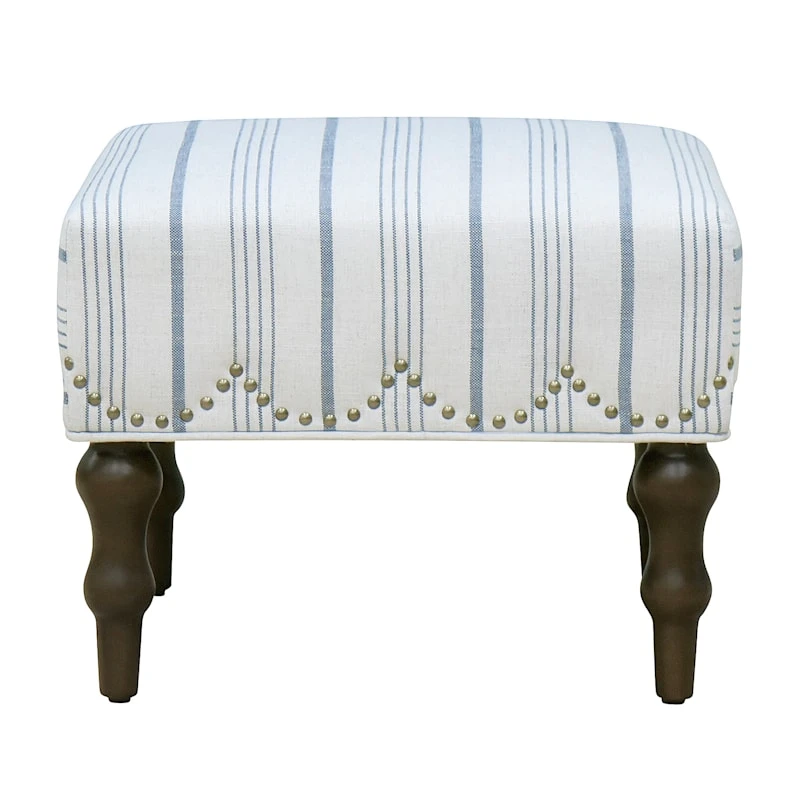 Grace Mitchell Olivia Scalloped Ottoman - Image 3
