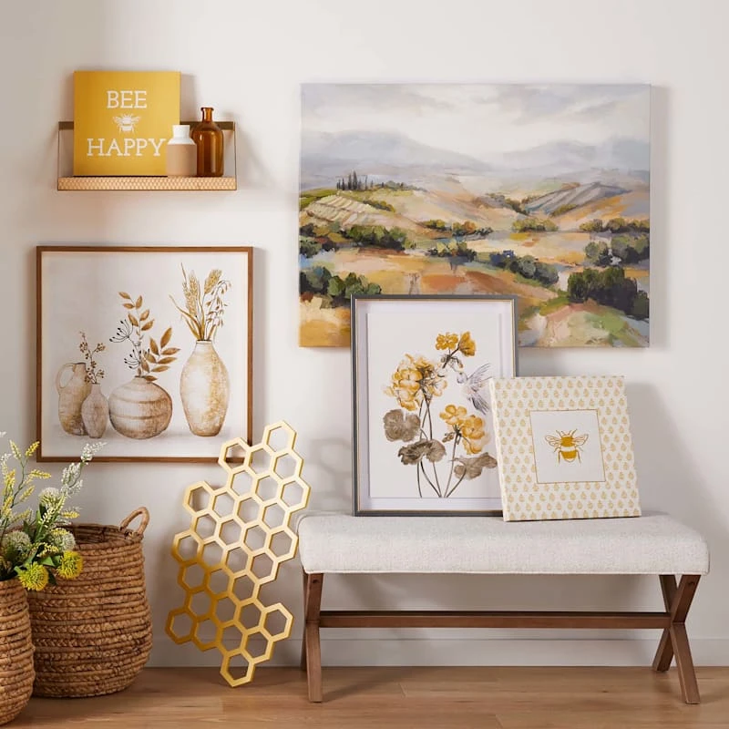 Honeybloom Jordan Chenille Bench, Ivory - Image 5