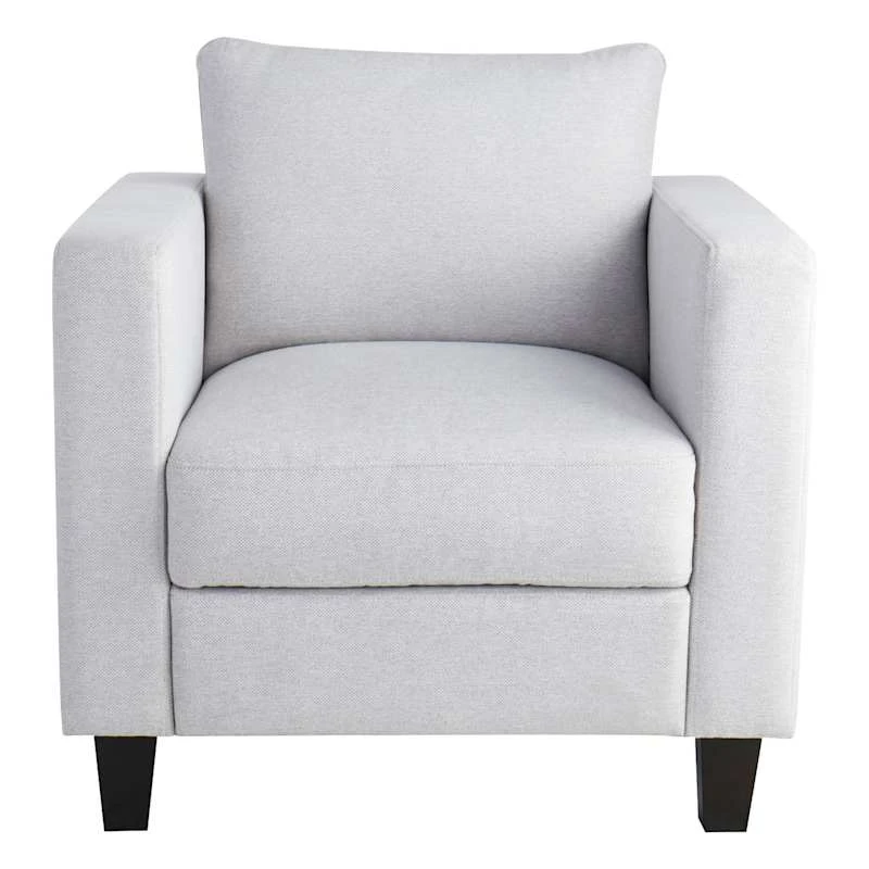 Honeybloom Stone Light Grey Armchair - Image 3