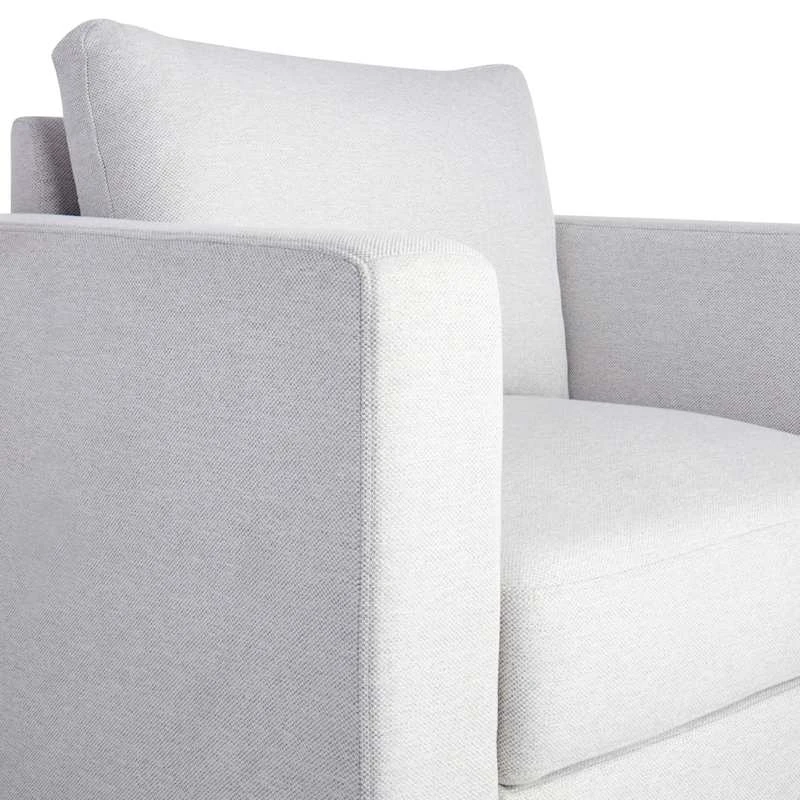 Honeybloom Stone Light Grey Armchair - Image 4