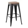 Honeybloom Westfield Barstool, Black