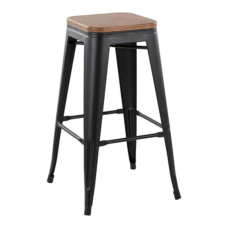 Honeybloom Westfield Barstool, Black