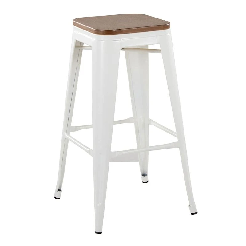 Honeybloom Westfield Barstool, White - Image 3
