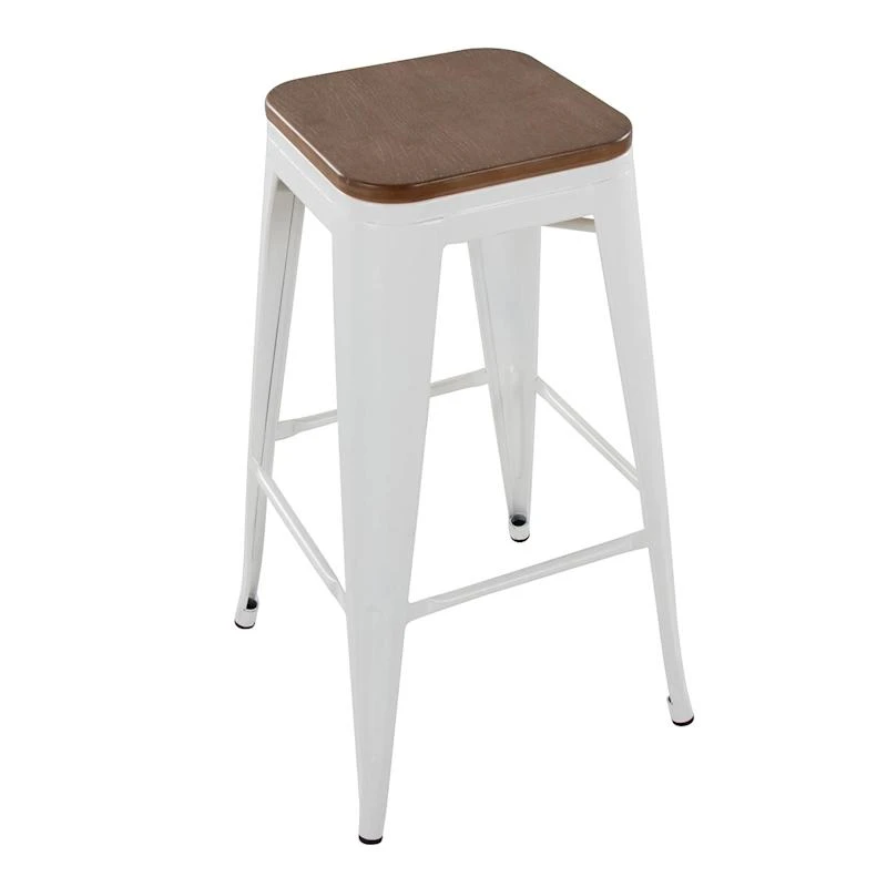 Honeybloom Westfield Barstool, White - Image 4