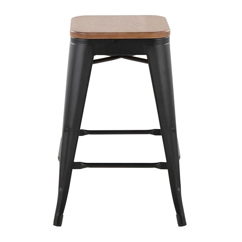Honeybloom Westfield Counter Stool, Black - Image 2