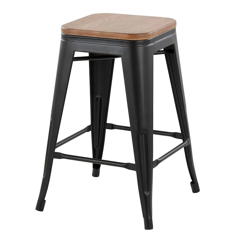 Honeybloom Westfield Counter Stool, Black - Image 3
