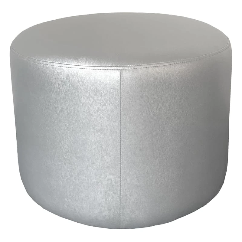 Laila Ali Sylvan Ottoman, Silver - Image 2