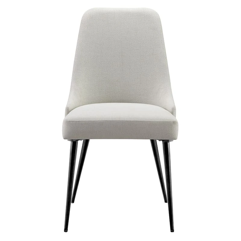 Mereen Ivory Upholstered Dining Chair - Image 2