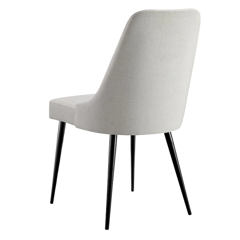 Mereen Ivory Upholstered Dining Chair - Image 3