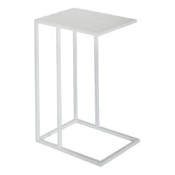 Metal C-Table, White