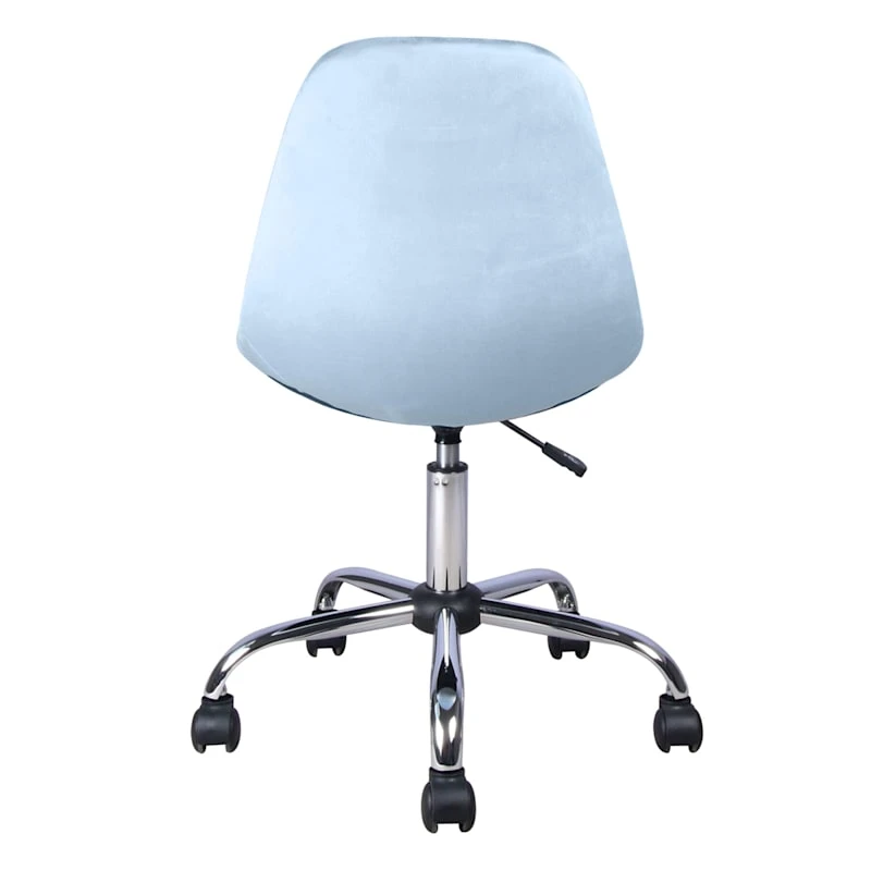 Olivia Office Chair, Blue Velvet - Image 4