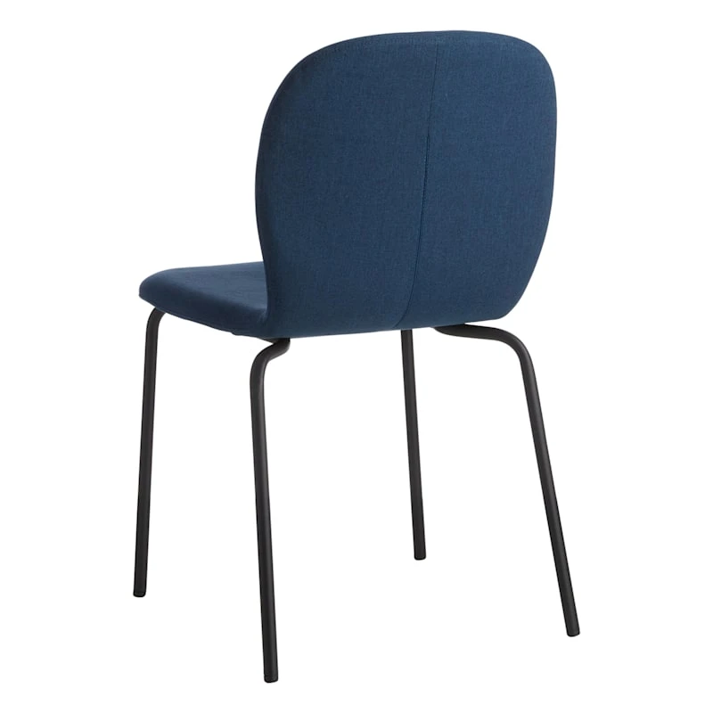 Preston Stackable Dining Chair, Navy Blue - Image 2
