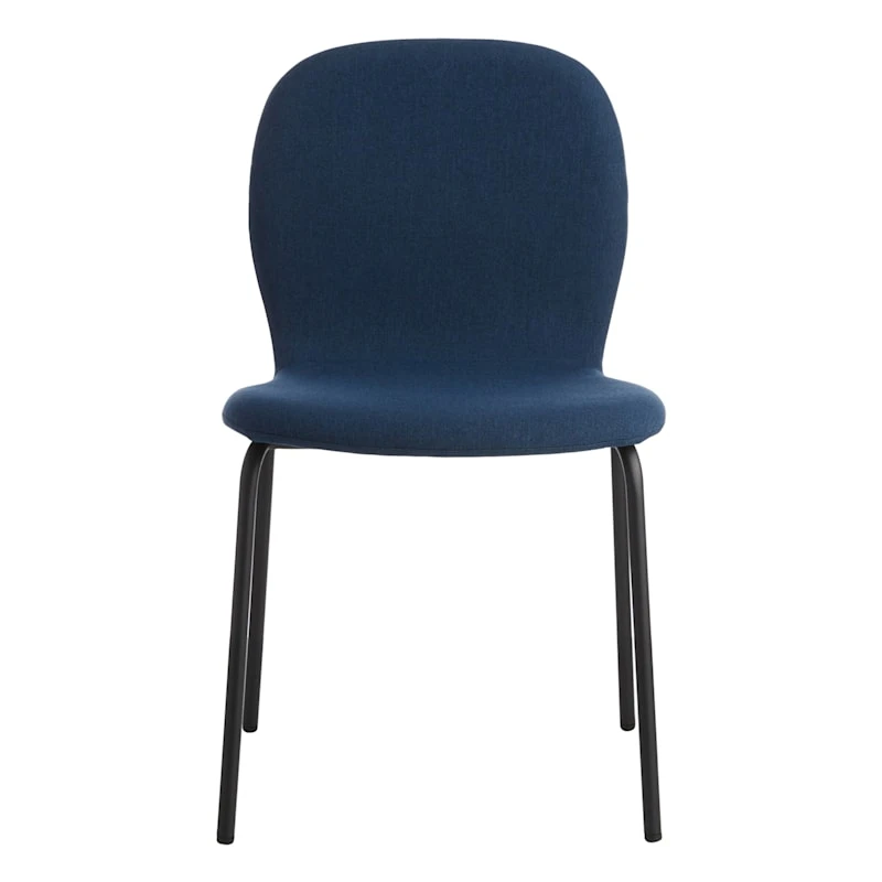 Preston Stackable Dining Chair, Navy Blue - Image 3