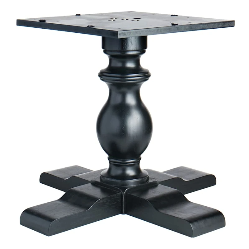 Providence Evening Mist Black Cylinder Table Pedestal, Top & Base Sold Separately - Image 4